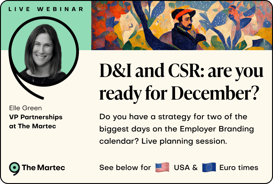 D&I and CSR are you ready for Dec
